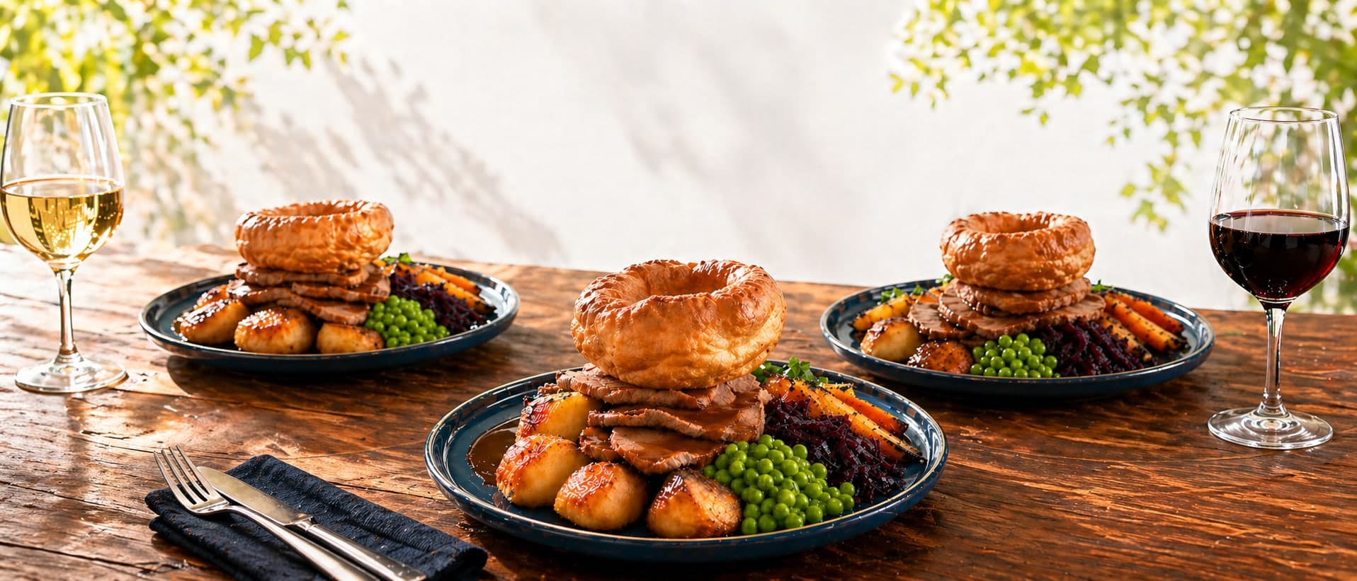 Traditional Sunday roast at The Anchor