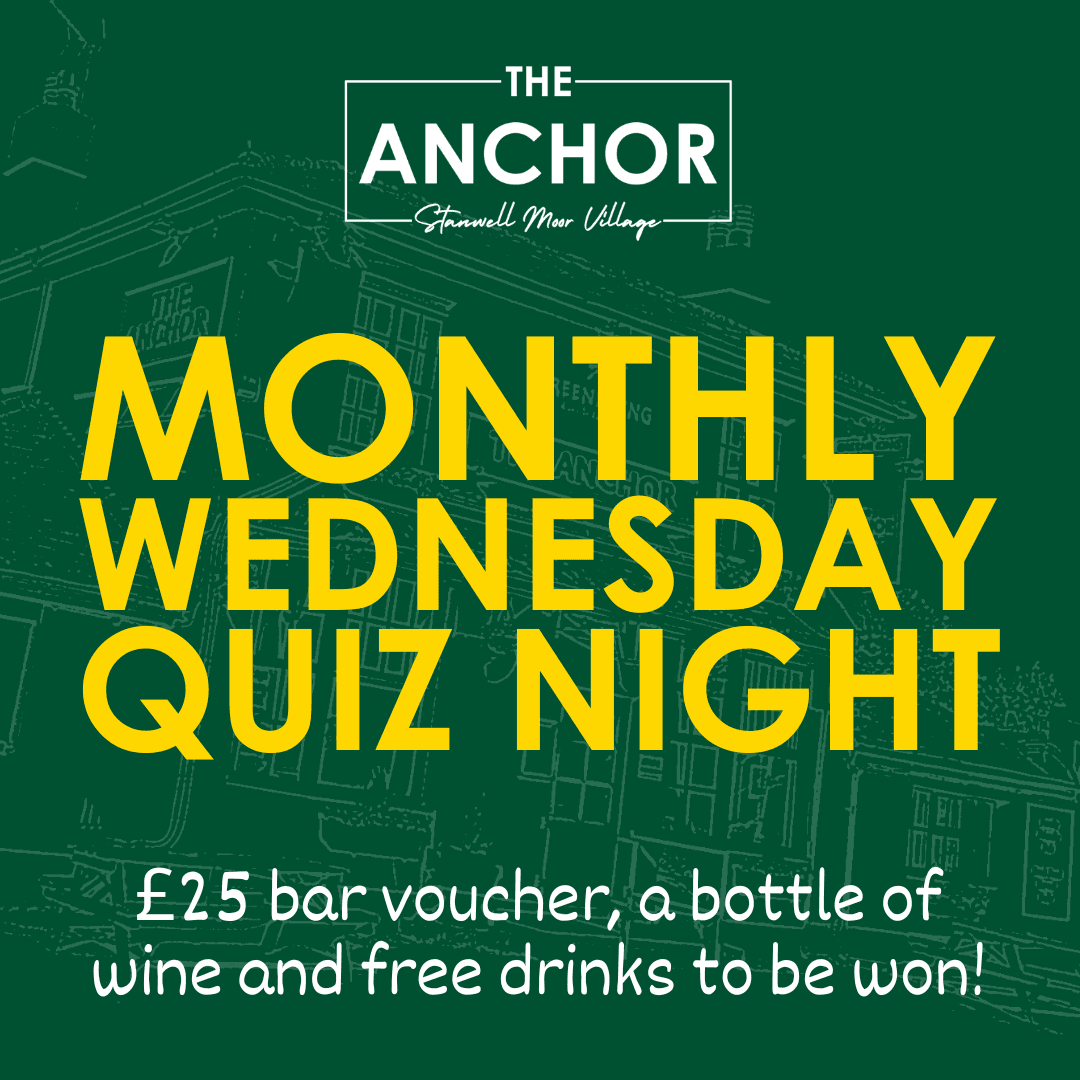 Pub Quiz Night - Quiz Night at The Anchor, Stanwell Moor