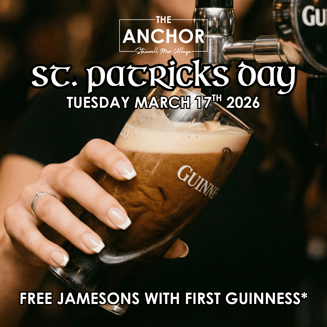 St Patrick's Day / Free Jamesons with First Guinness - Celebrations at The Anchor, Stanwell Moor
