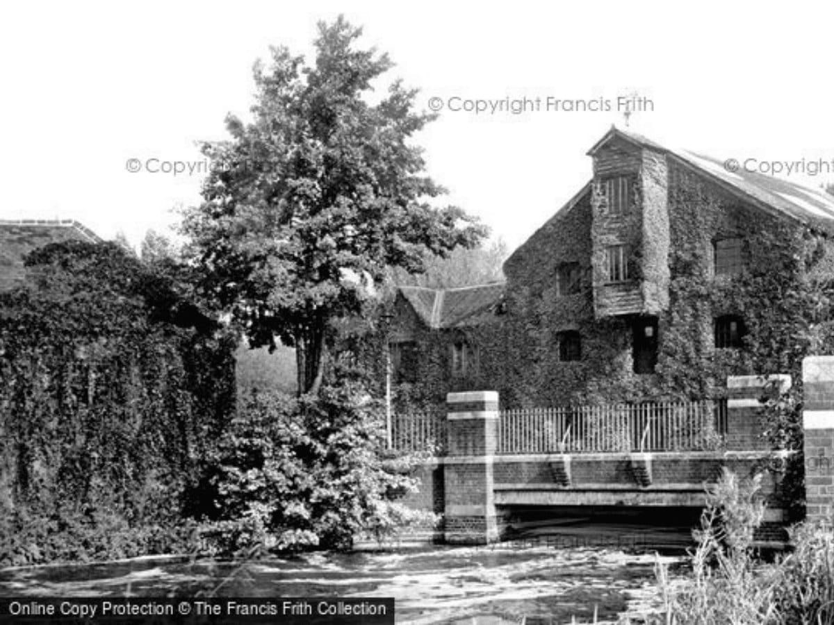 Old photo of The Mill in Stanwell Moor by Francis Frith